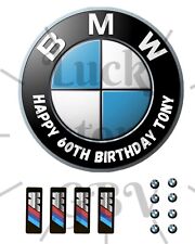 BMW 7" ROUND A4 EDIBLE ICING