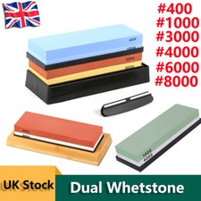 Dual Whetstone 1000/6000 3000/8000 Grit Knife Sharpening Wet Stone Sharpener Set