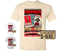 Grindhouse Death Proof V6 T SHIRT Movie Poster White Natural Vintage sizes S-5XL