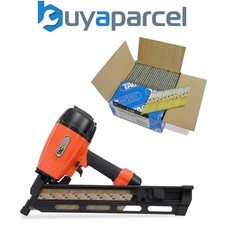 Tacwise KDH90V 2nd Fix Angled Strip Pneumatic Nail Gun Nailer + 2200 90mm Nails