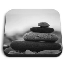 Square MDF Magnets - BW -