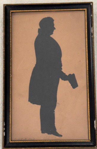 Antique georgian cut paper - cut,
