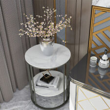 Retro Round Marble Side Table