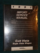 1989 DODGE COLT VISTA / EAGLE VISTA WAGON SHOP MANUAL SET / NEW ORIGINAL BOOKS!!