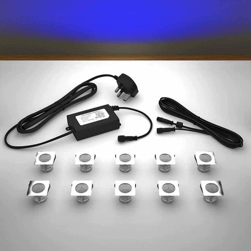 30mm led lights - 10, square