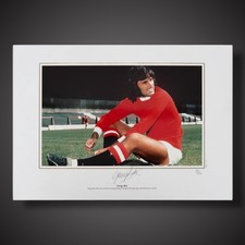 George Best Manchester United Signed 16 x12 Photo Rare £499