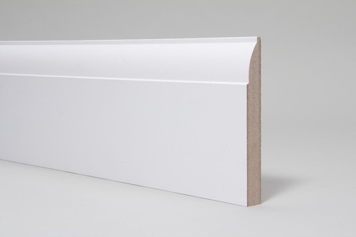 Skirting board white primed - white,
