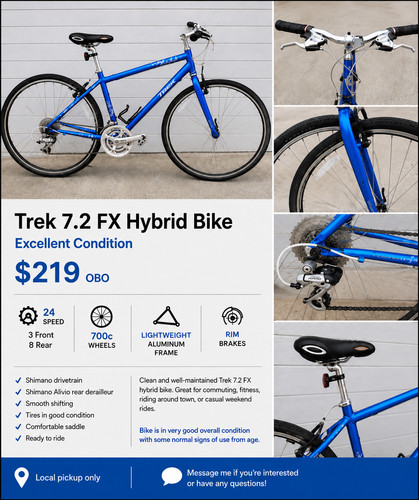 Trek hybrid bike 24 - trek, fx