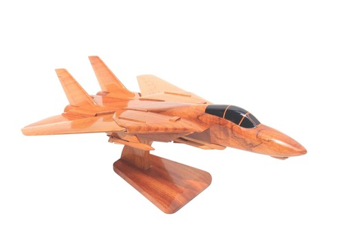 Tomcat wooden plane model - tomcat,
