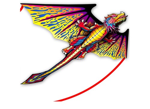 Red pterosaur kite for - red, boys