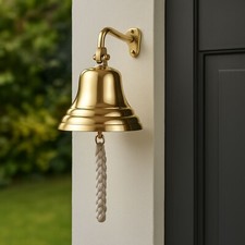Solid Brass Wall Bell Last