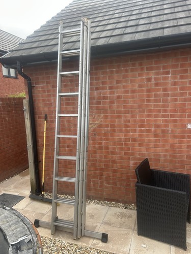 Aluminium triple ladders used - ladders,