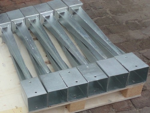 75mm galvanised fence post - x,