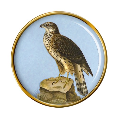 Goshawk lapel pin badge - lapel,