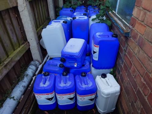 Used litre drum container - litre,