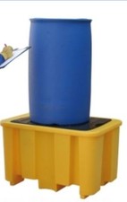 NEW SINGLE DRUM BUND WITH PLATFORM FOR ONE DRUM OR VARIOUS JERRICANS OIL WATER 