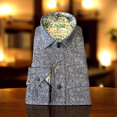 Mens claudio lugli floral - mens, navy