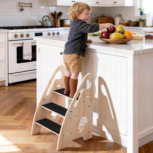 Toddler step stool wooden - toddler,