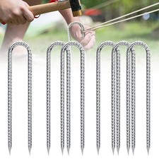 U Shaped Ground Anchors 6 Pack