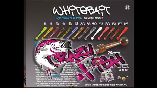 Crazy fish whitebait - crazy, 0.8"