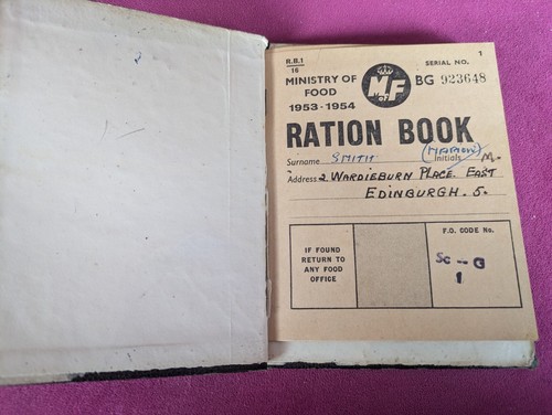 Vintage 1953 1954 - 1953, ration