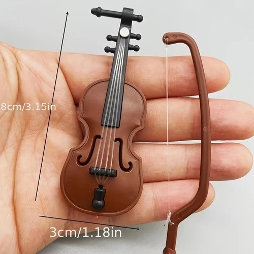 Mini violin with - bow, funny