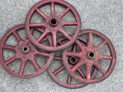 Vintage cart wooden - toy, childs
