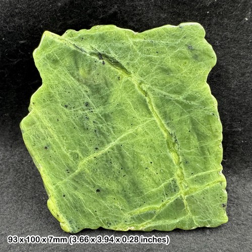 Nephrite jade slice - jade, canada