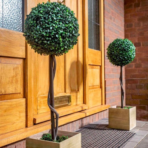 Artificial topiary ball tree - topiary,