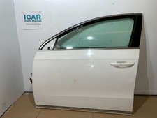 ?2010-2014 VOLKSWAGEN PASSAT B7 FRONT LEFT PASSENGER DOOR WHITE 3AA831055