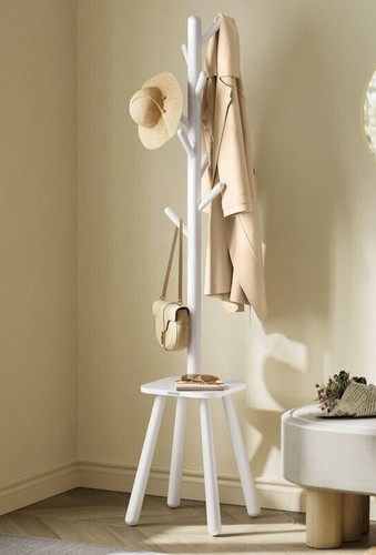Dove white coat stand rack - dove,