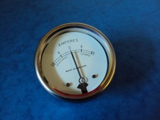AMMETER 2"  6 VOLT WHITE FACE