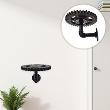  Retro Wrought Iron Rack Industrial Pipe Shelving Wall Mounted Shelves