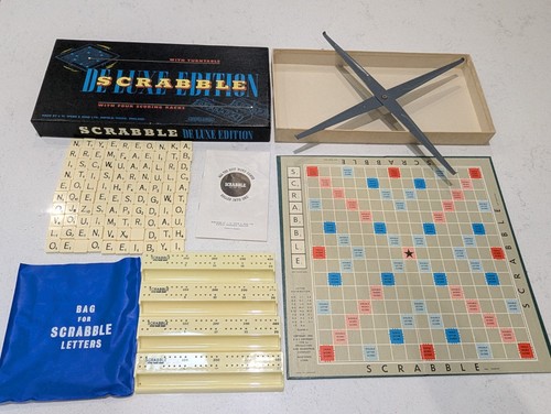 Scrabble deluxe edition - scrabble,