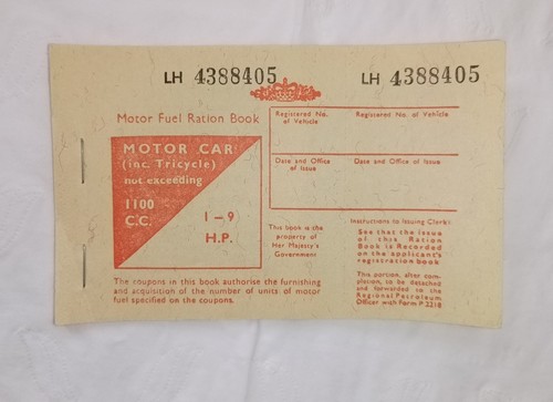 World war motor fuel - -,