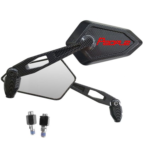 Carbon look red - logo, mirrors