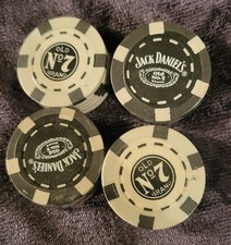 Old No. 7 plastic poker chips
