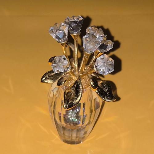 Swarovski vase crystal - swarovski, tulips