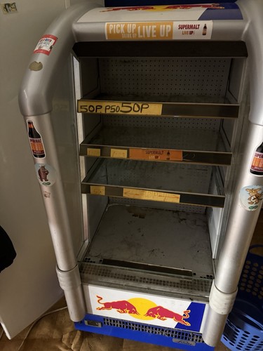 Red bull fridge chiller - red,