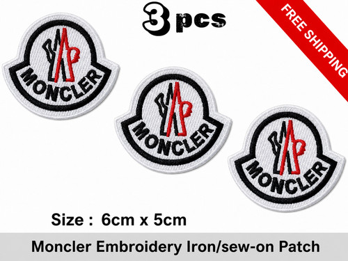 Moncler replacement patches - 3x,