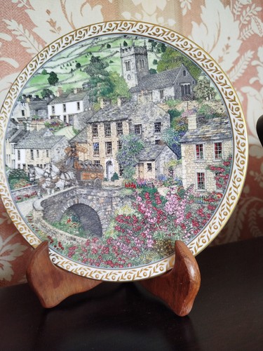 Decorative plate villages - decorative,