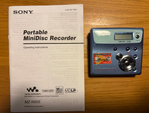 Sony walkman n505 netmd - mz-n505,