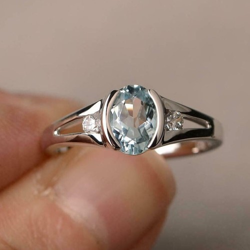 2ct oval cut - cut, aquamarine