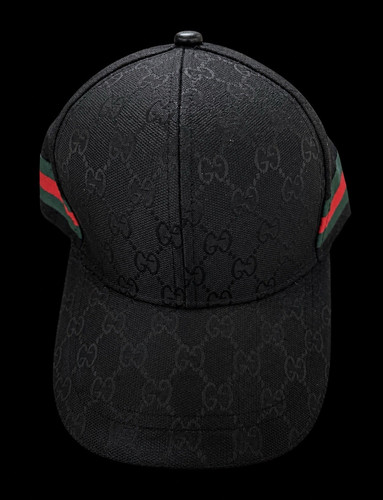 Gucci black logo baseball - black,