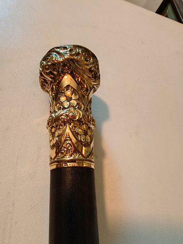 Victorian presentation cane - victorian,
