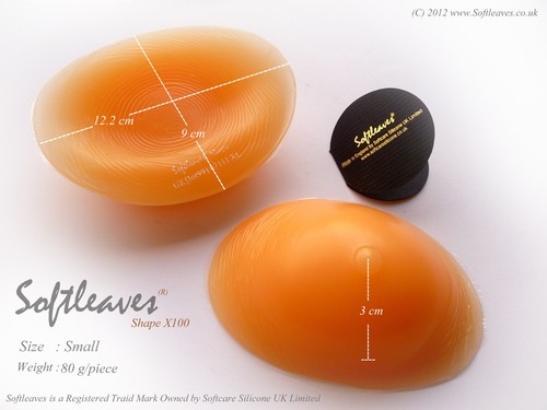 Silicone shape x100 breast - x100,