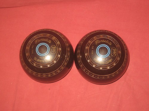 Henselite set lawn bowls - henselite, of