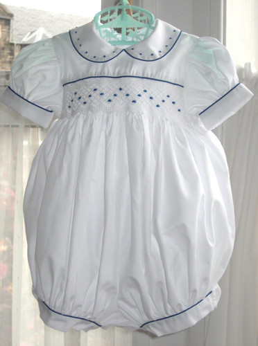 Smocked play suit vintage - smocked,