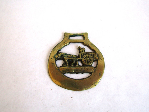 Vintage brass horse - vintage, pulling