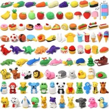 50 X Cute Eraser Mix Shaped